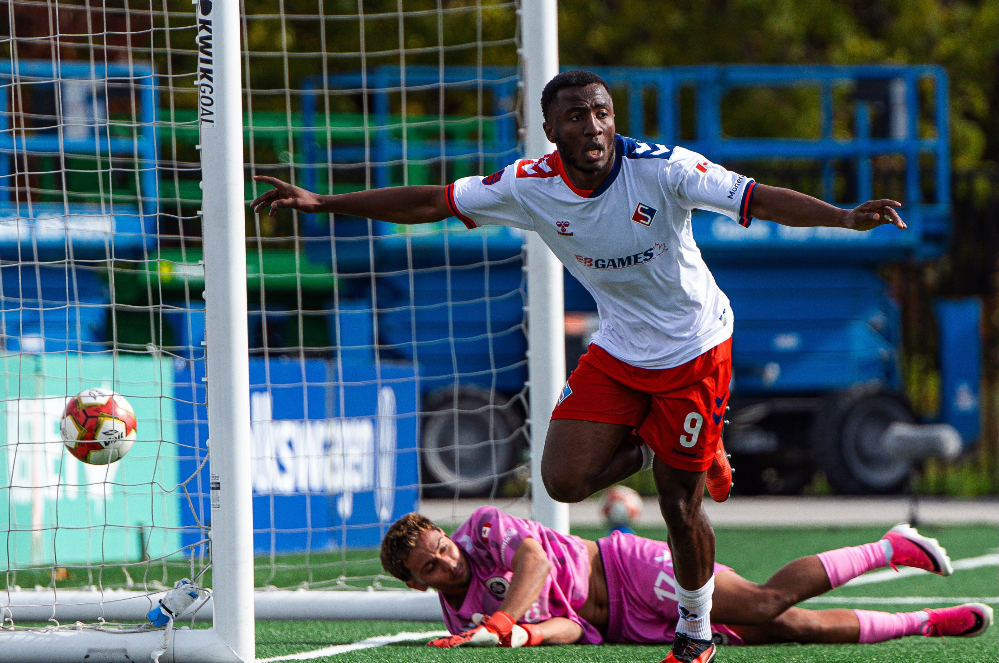 Kwemi scores a brace as FC Supra take a big win away to Inter Toronto